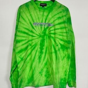 NWOT Shadow Hill Green Tie Dye Long Sleeve